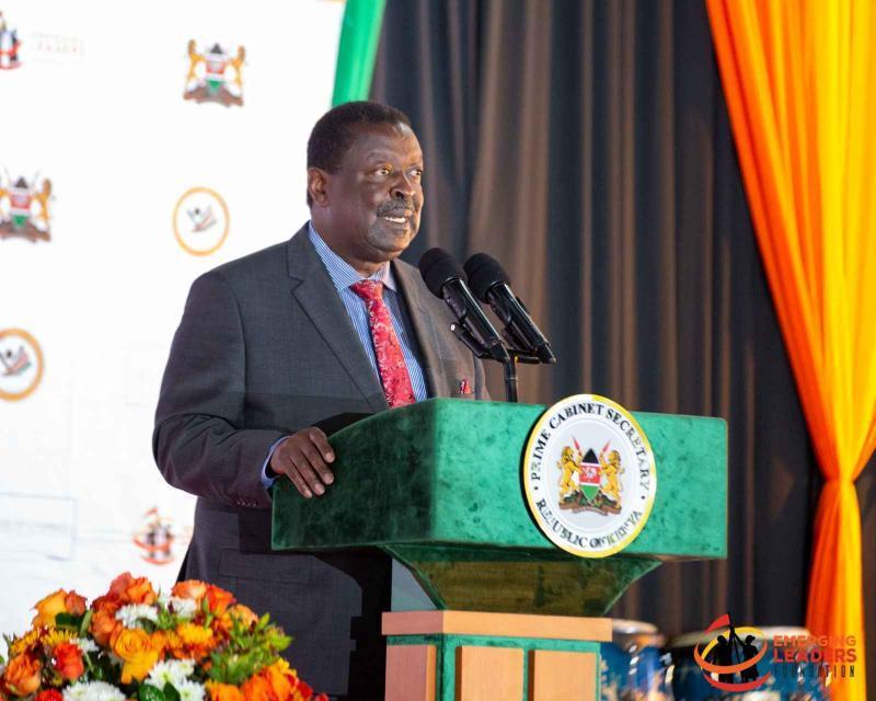 File image of Prime Cabinet Secretary Musalia Mudavadi.
